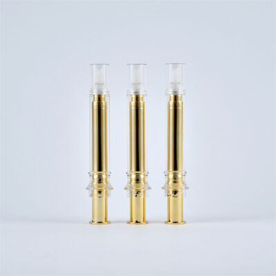 প্লাস্টিকের কসমেটিক 5/10/20 মিলি সিরাম সিরিং চোখের ক্রিম বায়ুহীন বোতল বায়ুহীন সিরিং বোতল কসমেটিকের জন্য এককালীন সিরিং টিউব