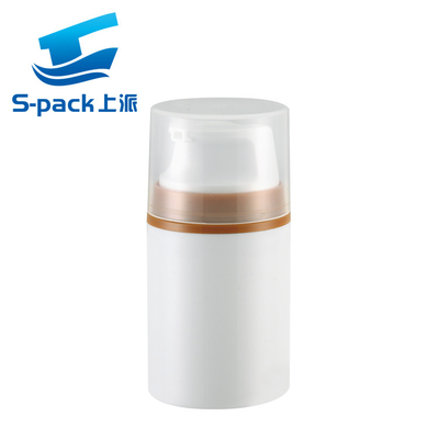 স্কিনকেয়ার প্যাকেজিংয়ের জন্য 30ml 50ml PP প্লাস্টিকের এয়ারলেস বোতল