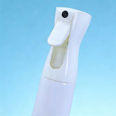 300ml প্লাস্টিক সূক্ষ্ম কুয়াশা স্প্রেয়ার বোতল পরিষ্কারের সমাধানের জন্য ই এম ক্রমাগত কুয়াশা স্প্রে বোতল লোগো সহ