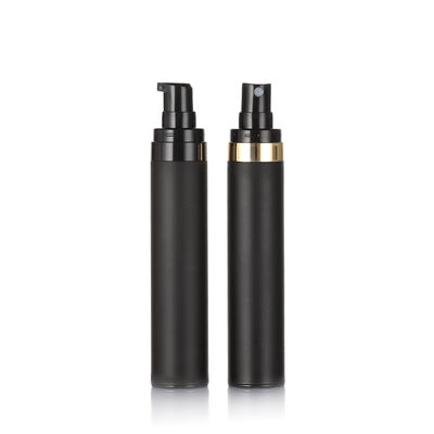 শীর্ষ মানের কালো বায়ুহীন বোতল 15ml 30ml 50ml PP প্লাস্টিকের বায়ুবিহীন প্রসাধনী বোতল