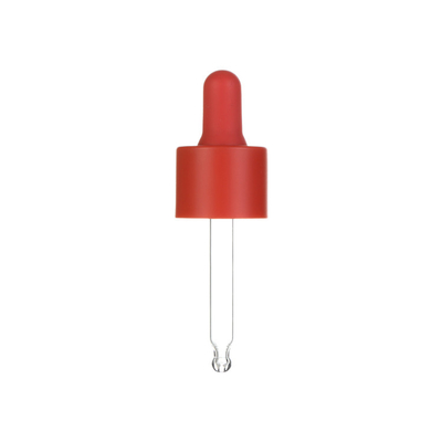 20mm বৃত্তাকার পরিষ্কার গ্লাস ড্রপার কাচের বোতল OEM জন্য প্রসাধনী